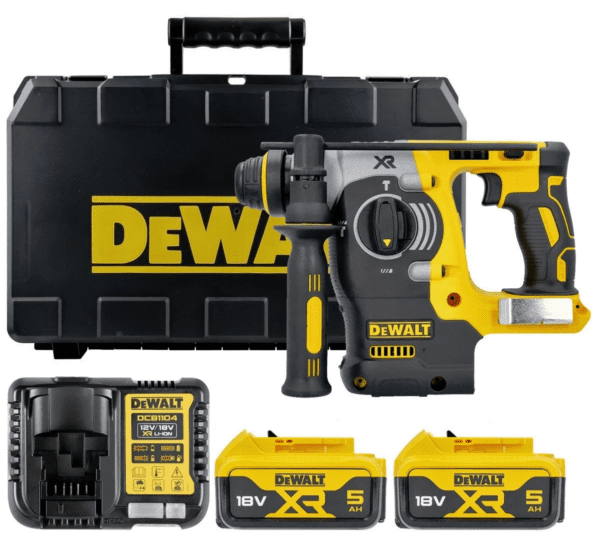 Dewalt DCH172P2 18v Ultra Compact Brushless SDS Hammer Drill 2 x 5.0ah + Tstak