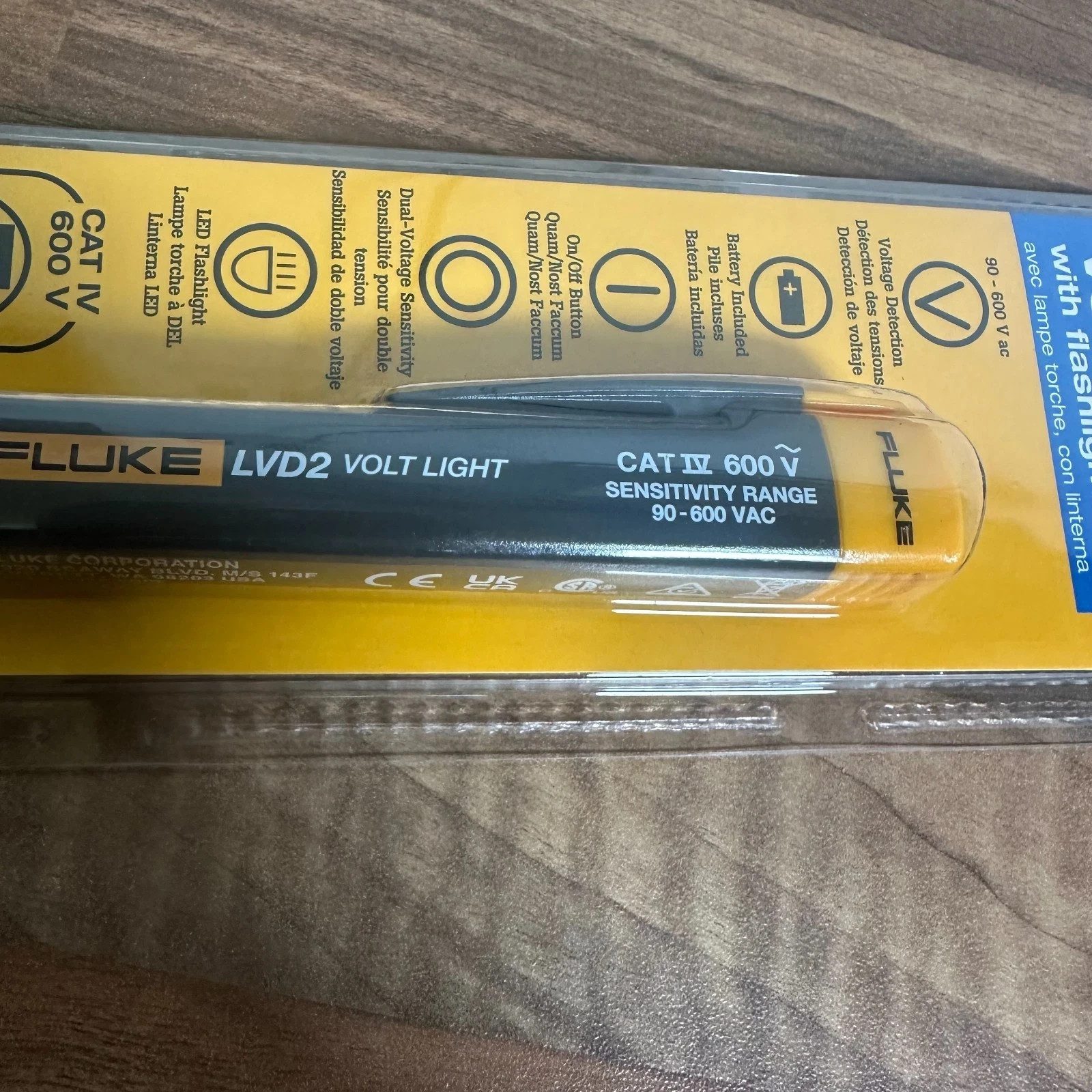 Fluke LVD2 Voltage Detector Non-Contact Voltstick Volt Pen Tester Dual Sensor - Image 7