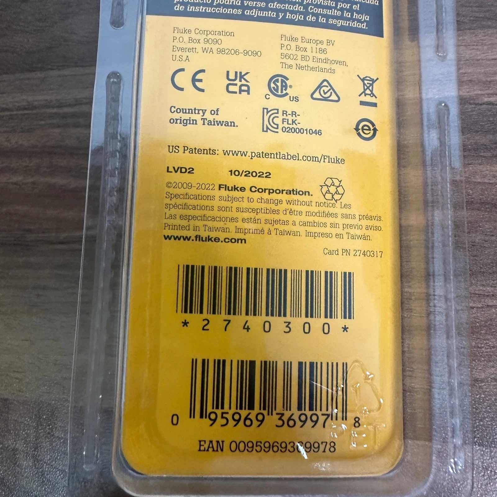 Fluke LVD2 Voltage Detector Non-Contact Voltstick Volt Pen Tester Dual Sensor - Image 14