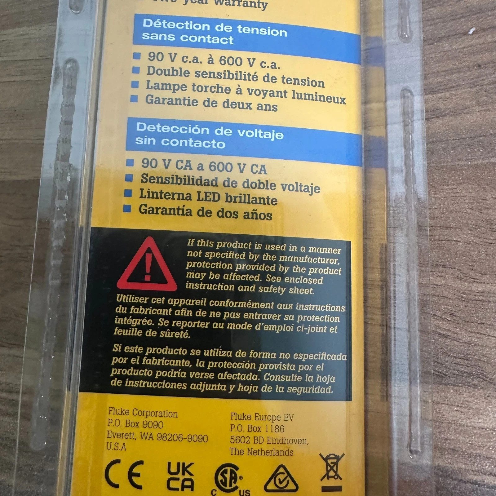 Fluke LVD2 Voltage Detector Non-Contact Voltstick Volt Pen Tester Dual Sensor - Image 15