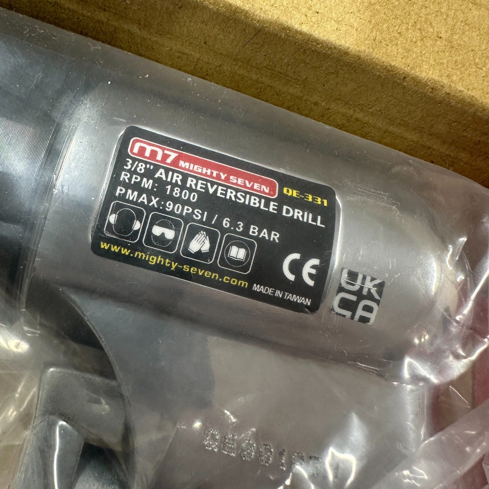 Mighty 7 3/8” 10mm Air Drill QE-331/332 M7 Professional Quality Mighty Seven - Image 13