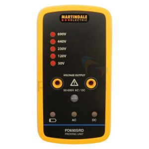 Martindale PD690SRD Proving Unit Voltage Tester AC DC Industrial with Soft Case