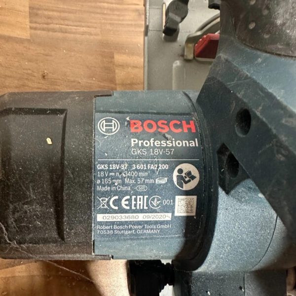 Bosch GKS 18V-57 Circular Saw Professional Cordless Li-Ion Power Tool –Bare Unit