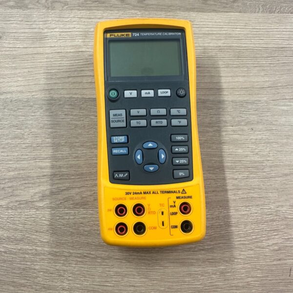 Fluke 724 Temperature Calibrator Multifunction Process Tool Used Good Working