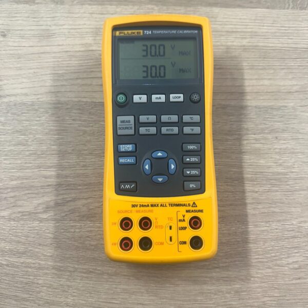Fluke 724 Temperature Calibrator Multifunction Process Tool Used Good Working