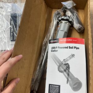 RIDGID 238-P Powered Soil Pipe Cutter Chain Type Plumbing Tool