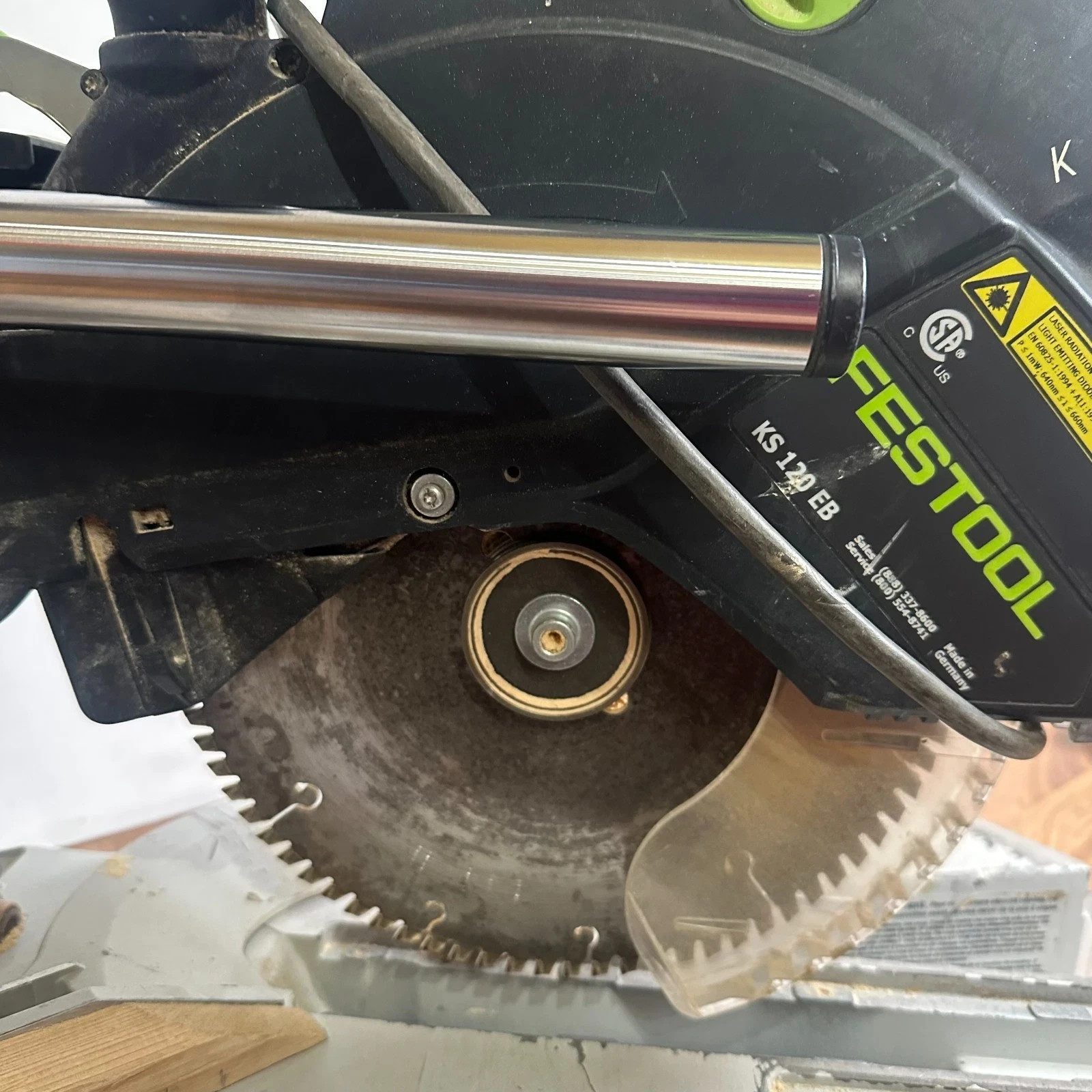 Festool Kapex KS120EB Sliding Compound Mitre Saw 260mm 1600W 120V – Used - Image 16