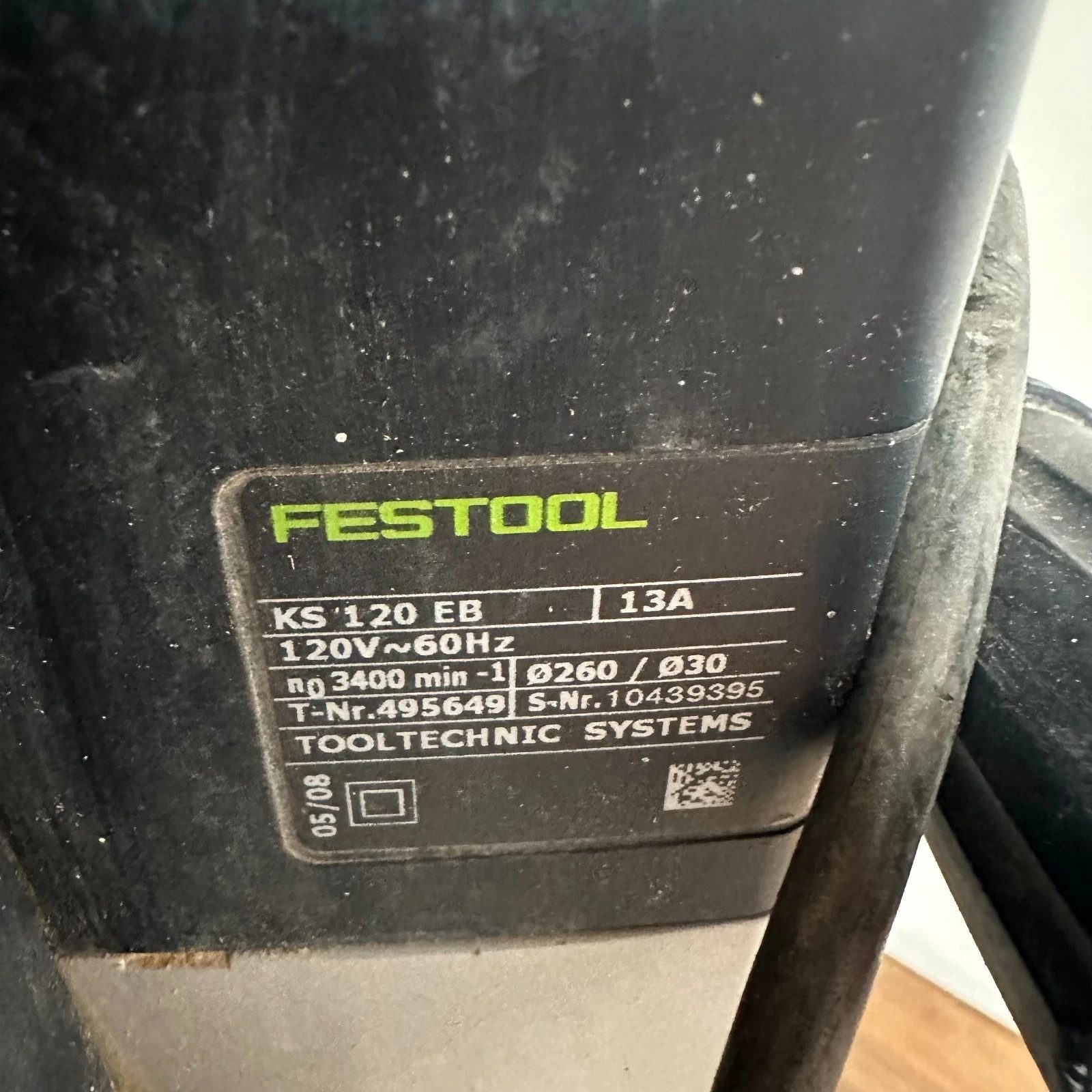 Festool Kapex KS120EB Sliding Compound Mitre Saw 260mm 1600W 120V – Used - Image 21