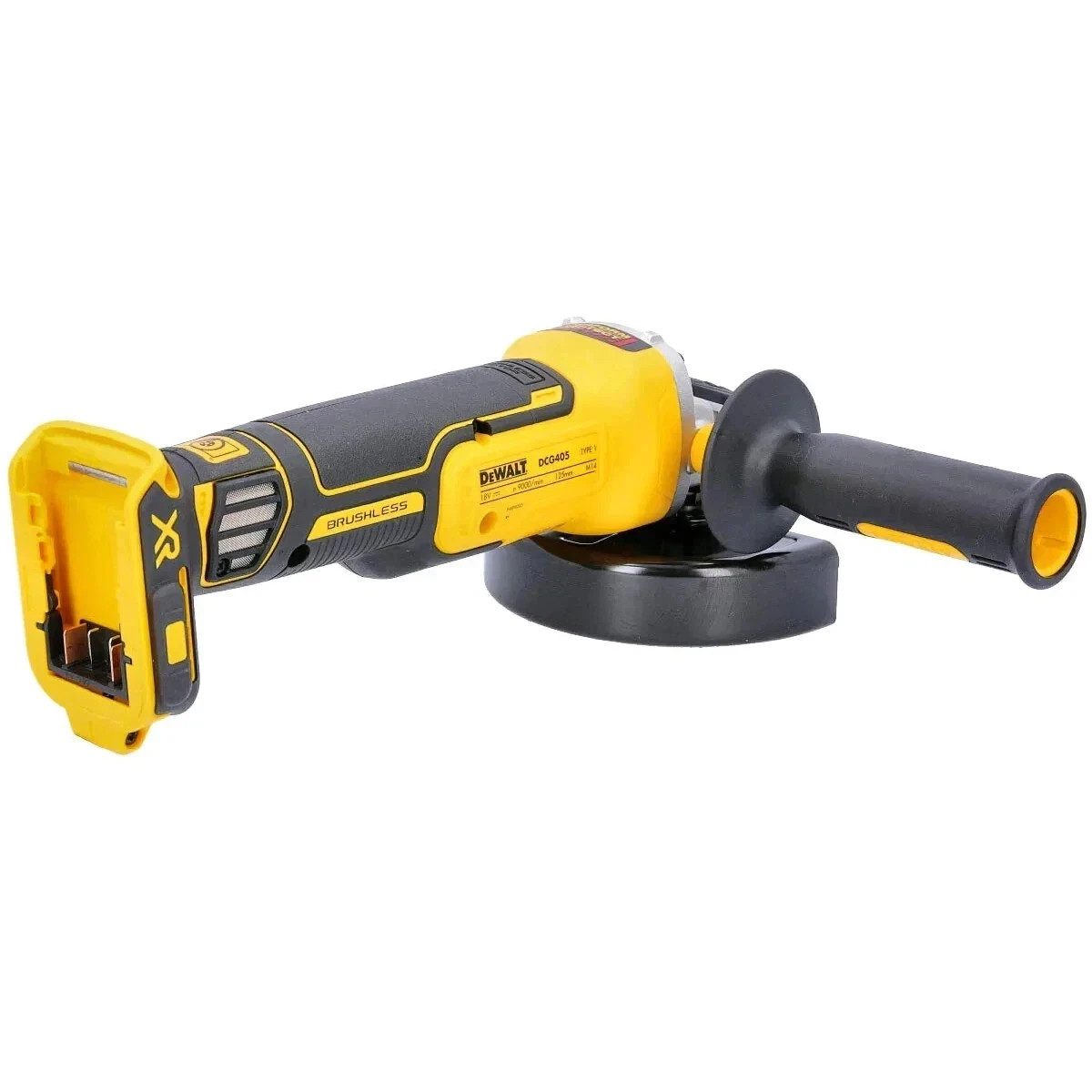DeWalt DCG405P2 18V XR Brushless Angle Grinder Kit 2x 5.0Ah Batteries TSTAK - Image 8