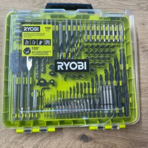 Ryobi 100 Piece Drill & Driving Set In Grip Case RAKDD100