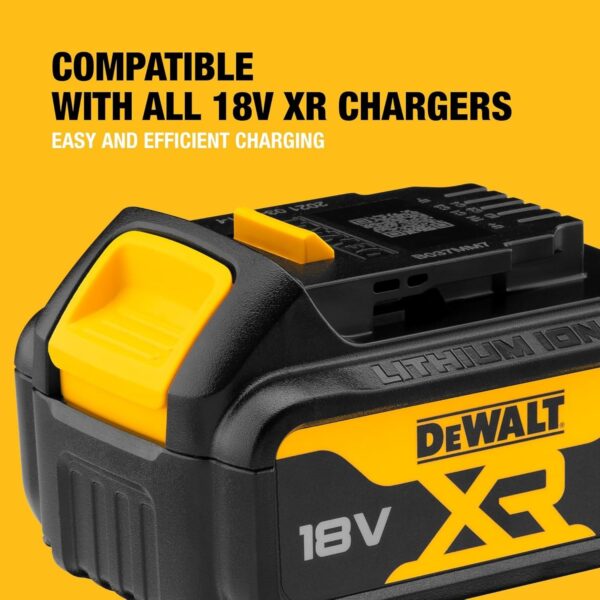 DeWalt DCB182 18V XR Li-Ion Battery 4.0Ah – High Capacity Power Pack for Tools