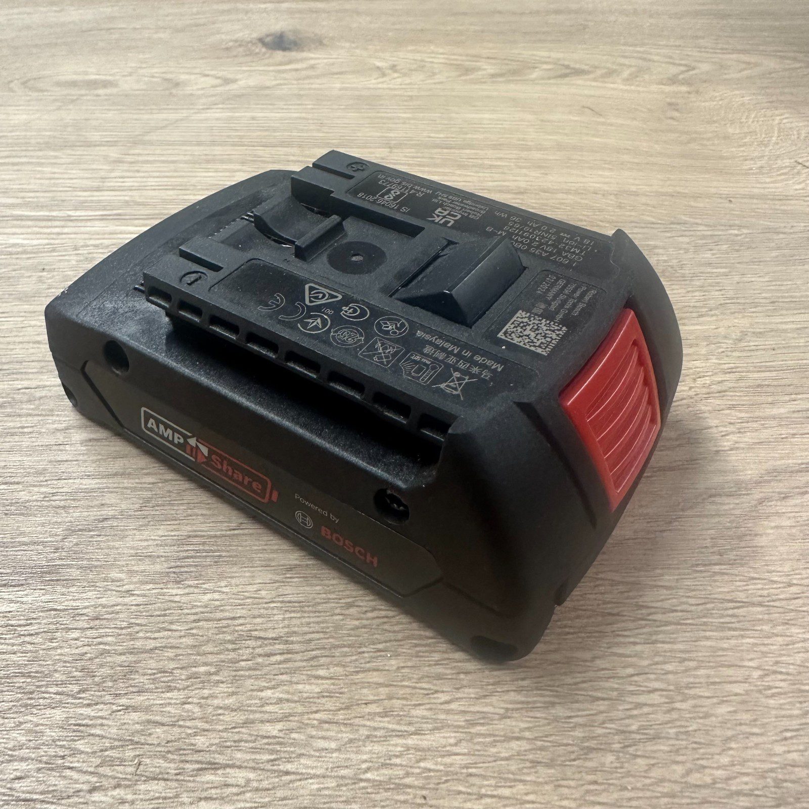 Bosch Professional 18v GBA 2.0Ah Li-Ion Battery AmpShare Bosch Professional - Image 6