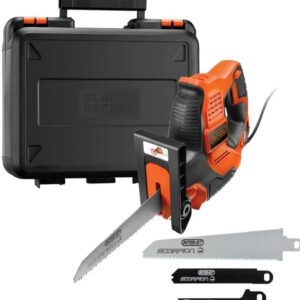 Black & Decker 500w 240v Autoselect Scorpion Electric Jigsaw & Pruner, RS890K-GB
