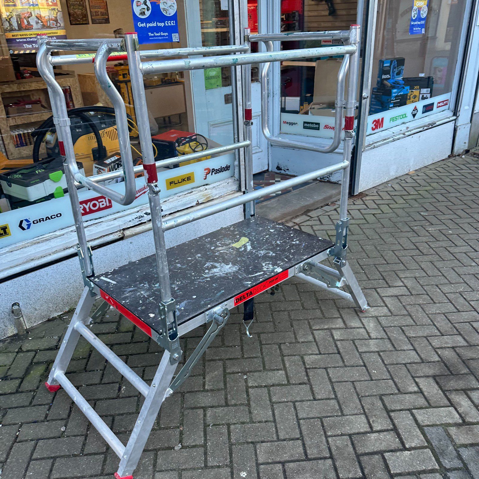 DeltaDeck Pop Up Platform Guard Rails 200kg SWL Folding Access Work Deck Job Pro - Image 5