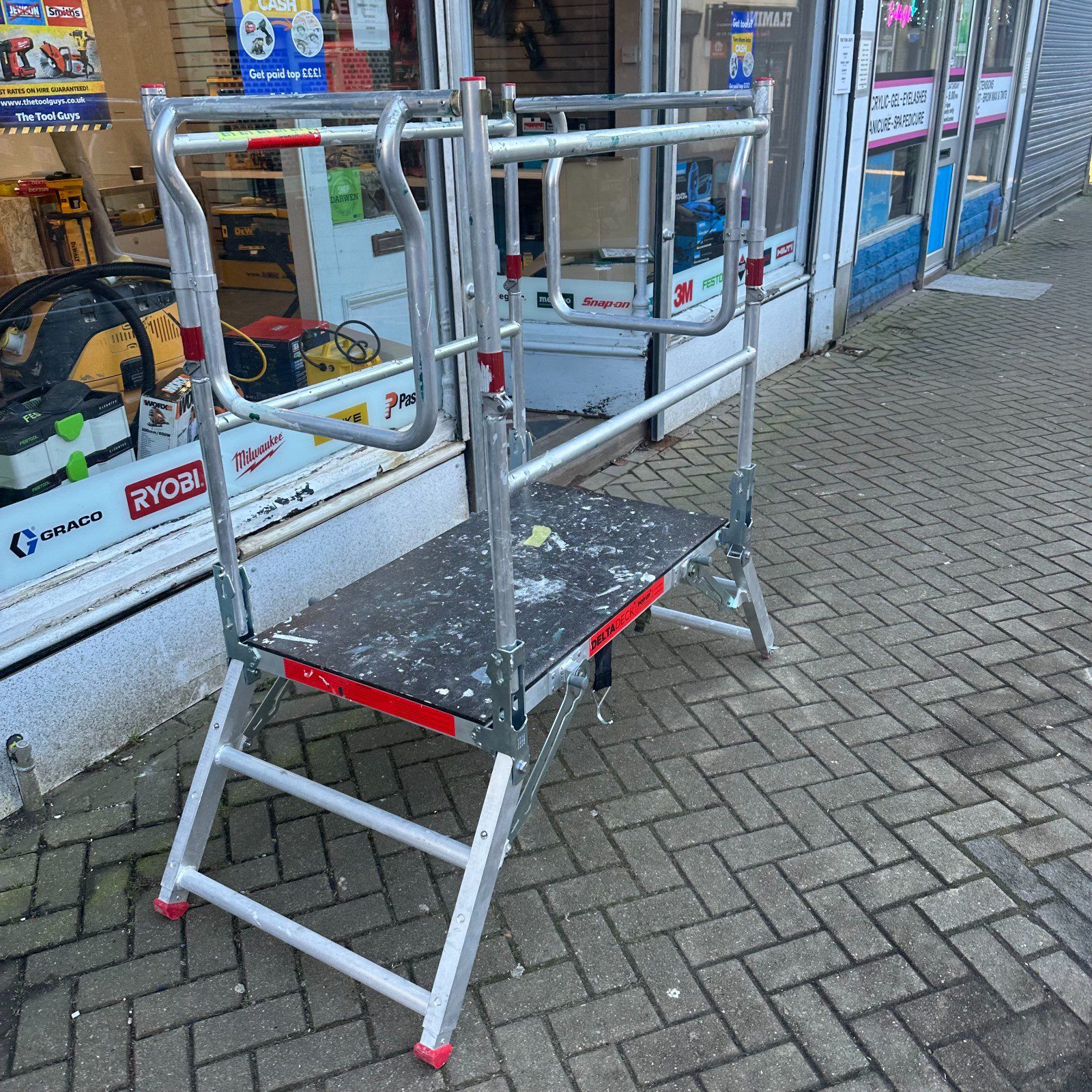 DeltaDeck Pop Up Platform Guard Rails 200kg SWL Folding Access Work Deck Job Pro - Image 6