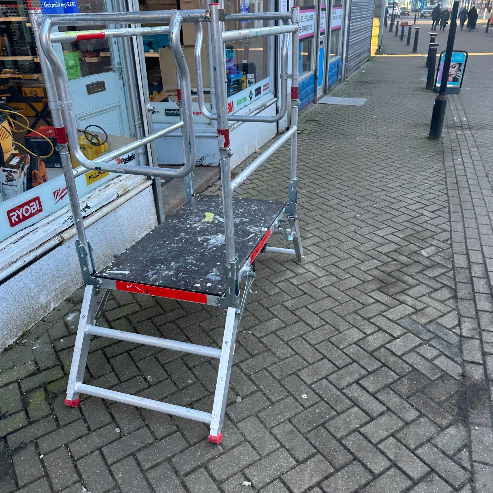 DeltaDeck Pop Up Platform Guard Rails 200kg SWL Folding Access Work Deck Job Pro - Image 7