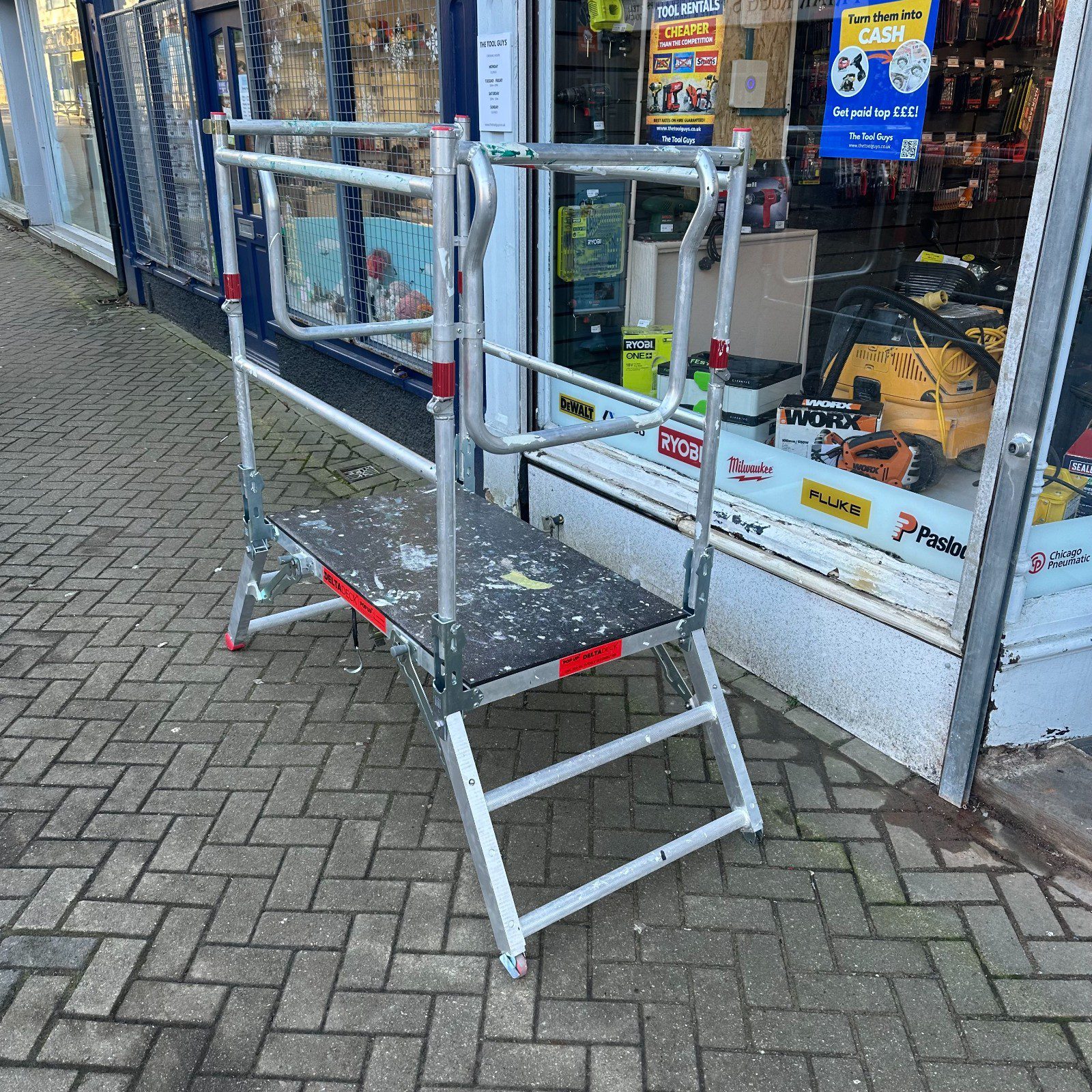 DeltaDeck Pop Up Platform Guard Rails 200kg SWL Folding Access Work Deck Job Pro - Image 10