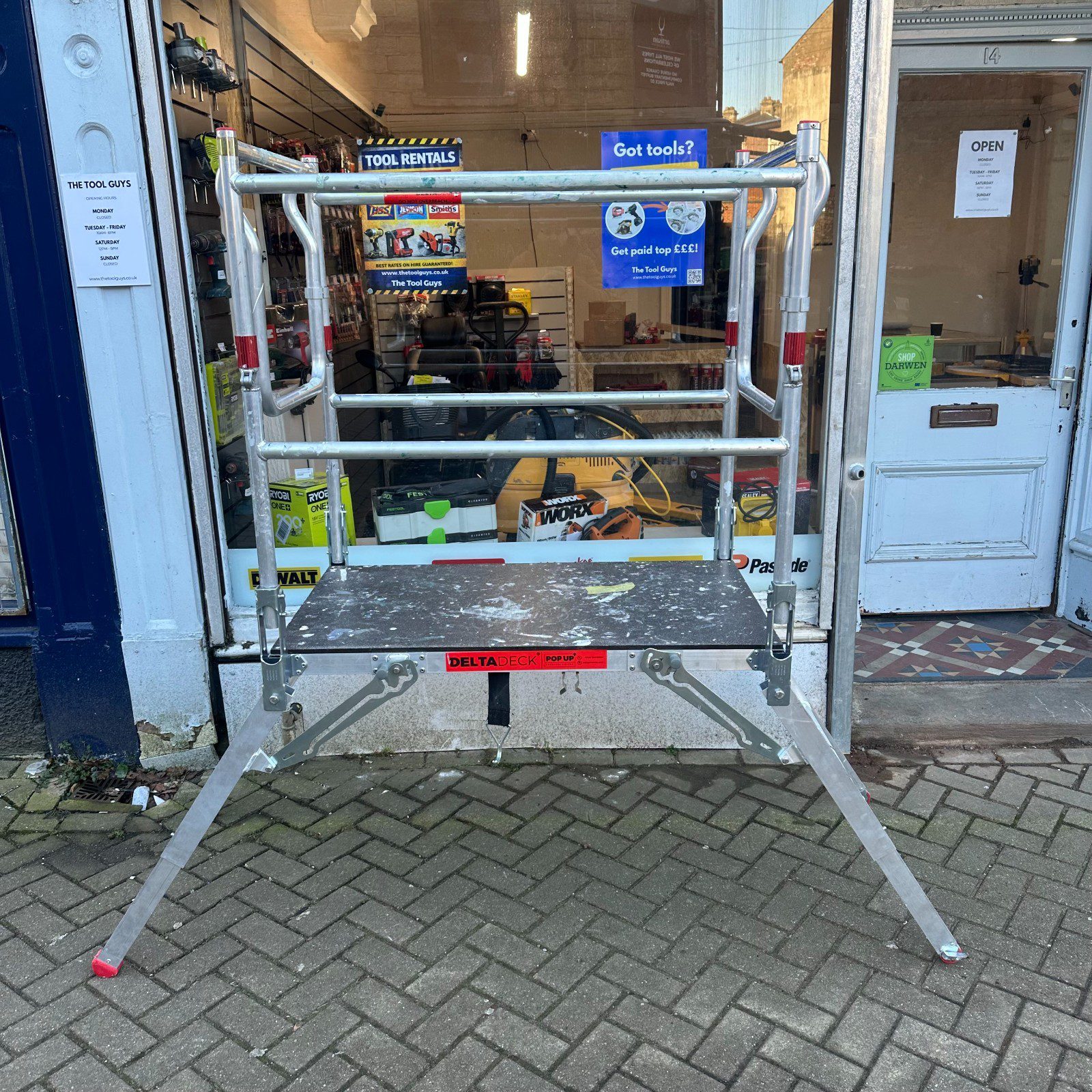 DeltaDeck Pop Up Platform Guard Rails 200kg SWL Folding Access Work Deck Job Pro - Image 16