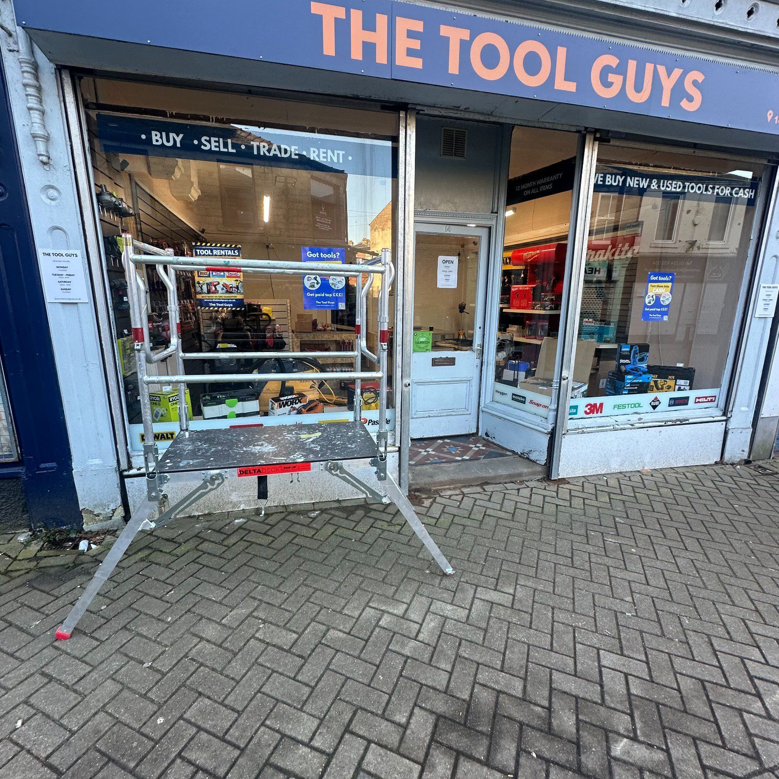 DeltaDeck Pop Up Platform Guard Rails 200kg SWL Folding Access Work Deck Job Pro - Image 17