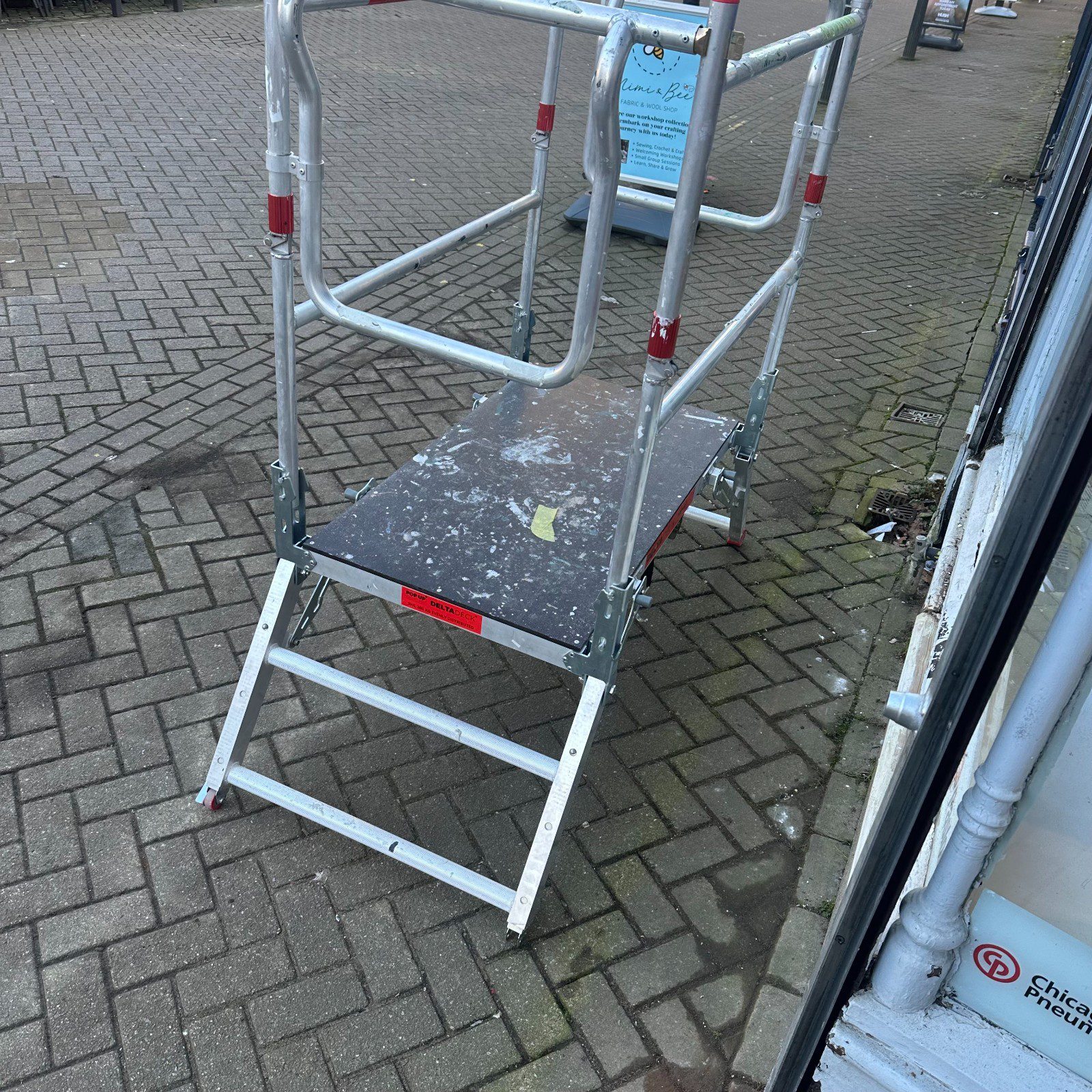 DeltaDeck Pop Up Platform Guard Rails 200kg SWL Folding Access Work Deck Job Pro - Image 19