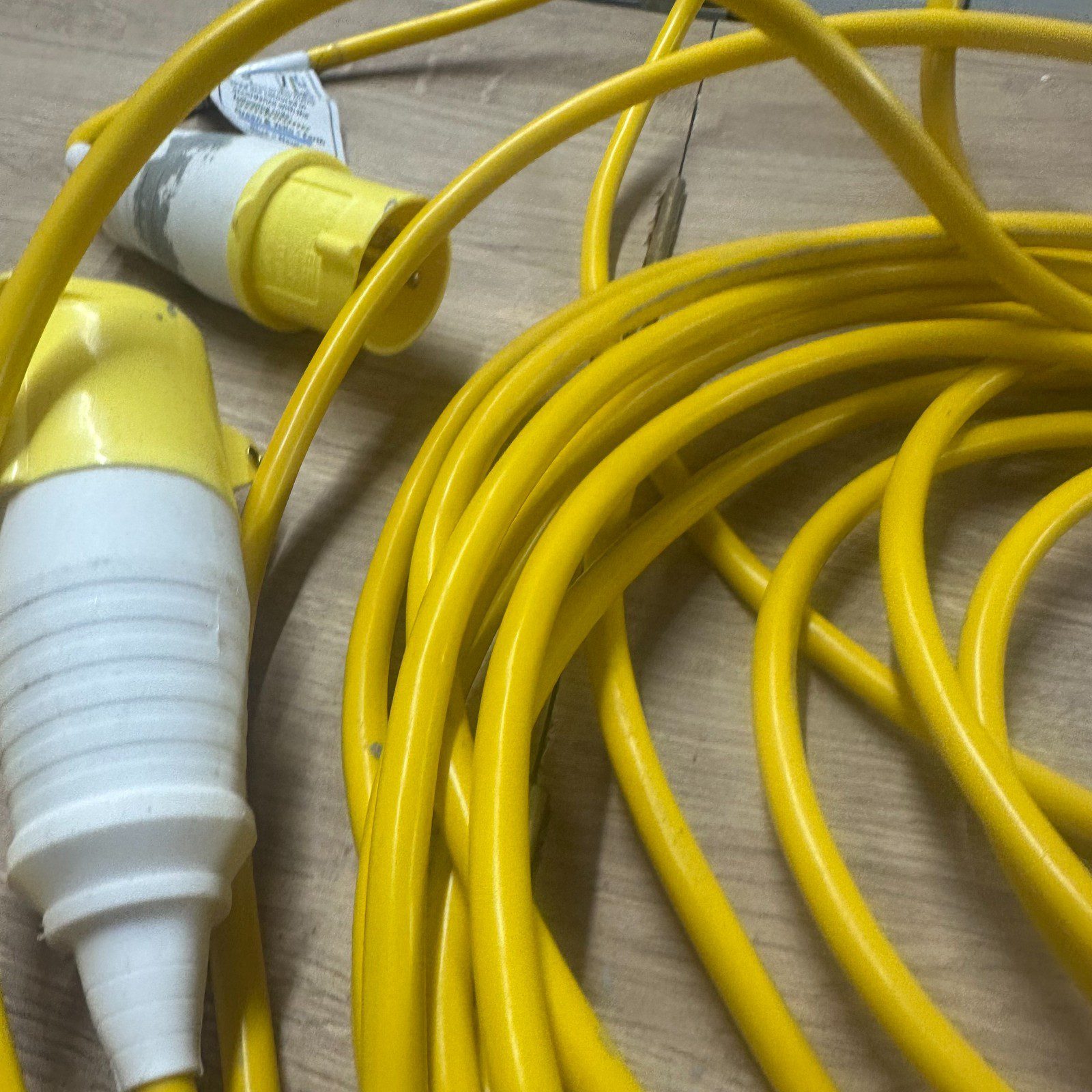 110V Site Extension Lead 16A CEE Yellow Industrial Cable – Used - Image 9