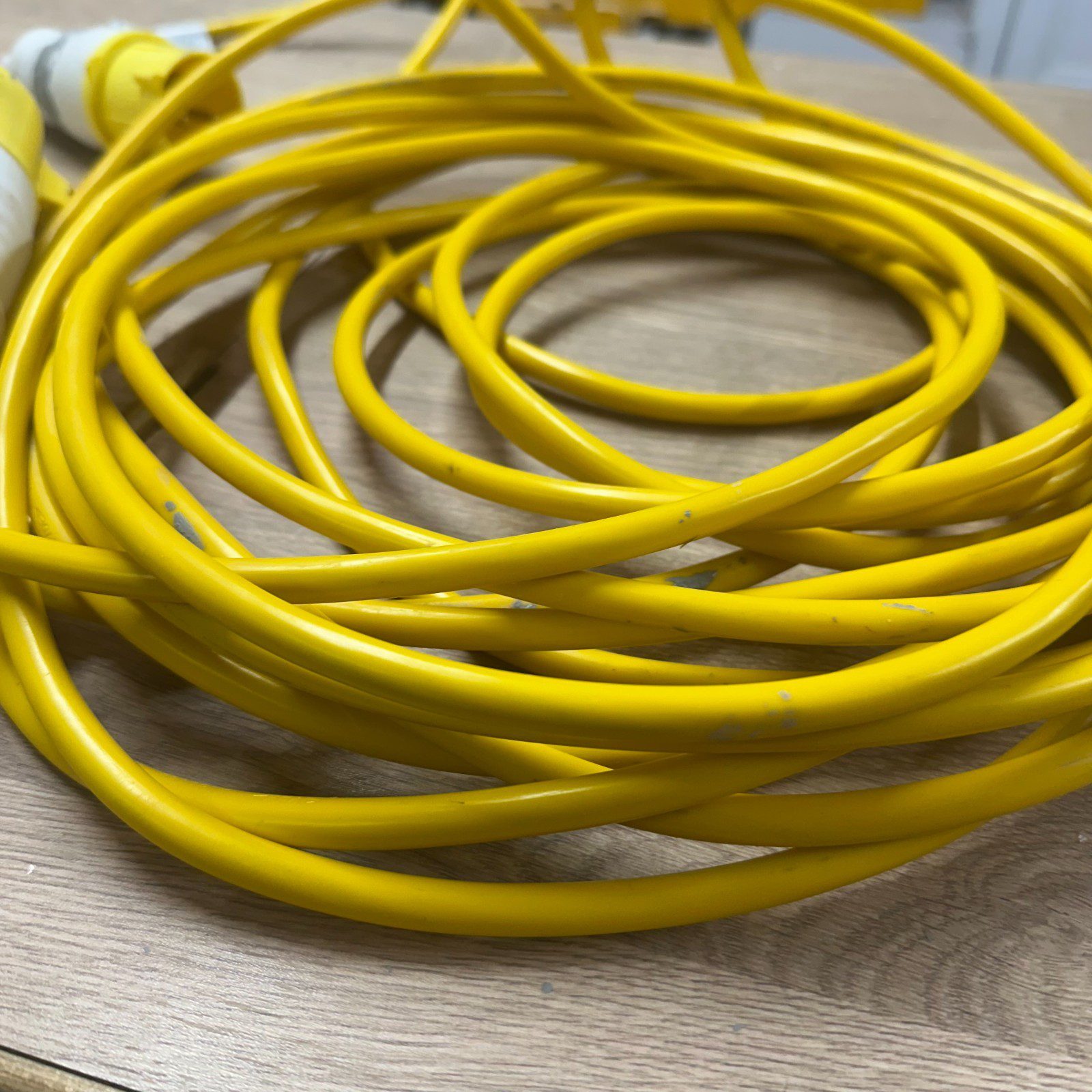 110V Site Extension Lead 16A CEE Yellow Industrial Cable – Used - Image 10