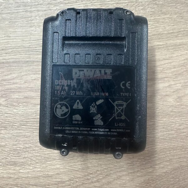 DeWalt DCB181 XR Battery 18V 1.5Ah Li-Ion Rechargeable Power Tool Pack