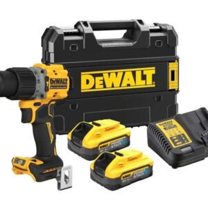 Dewalt DCD805H2T 18v XR Brushless Powerstack Combi Hammer Drill 2x5AH Batteries