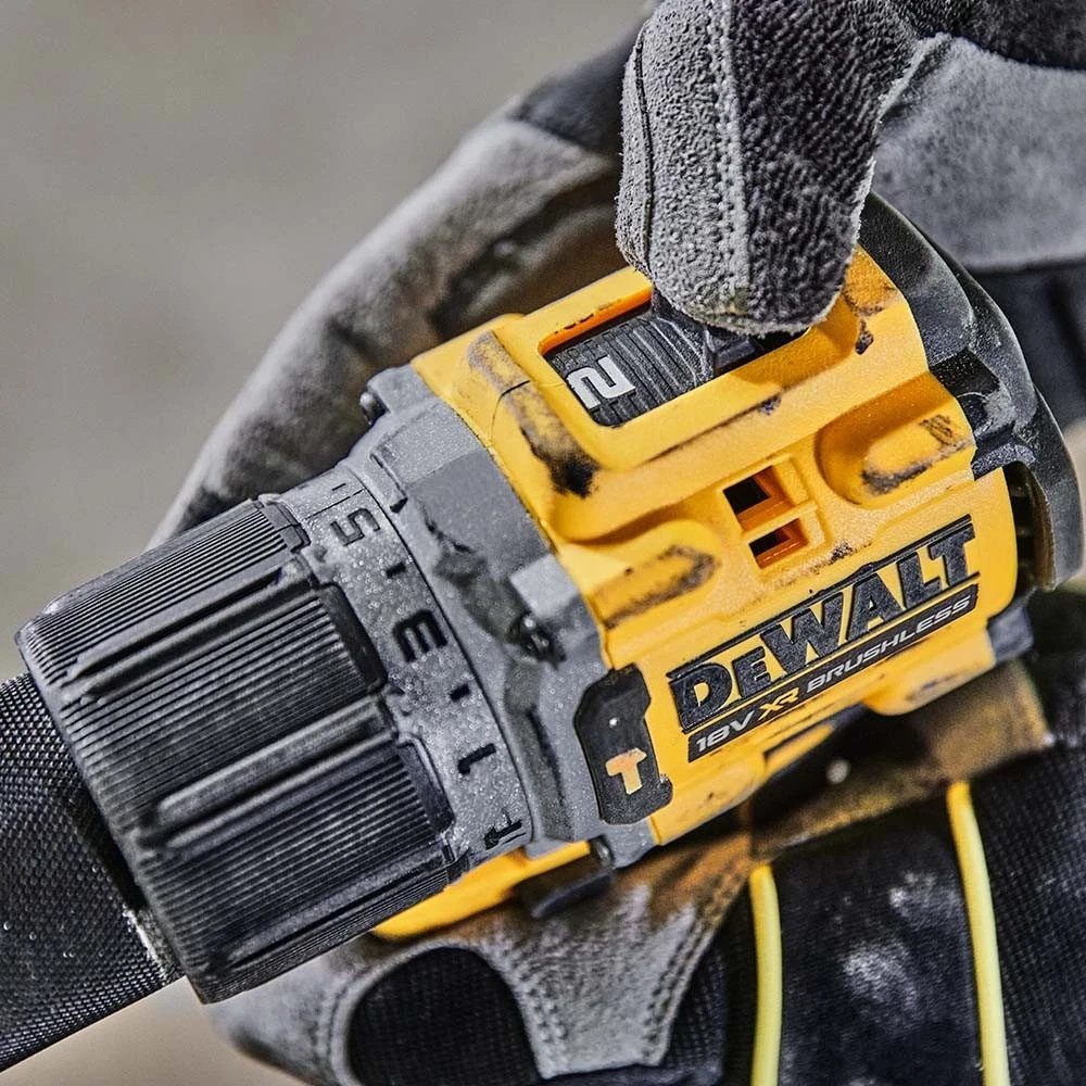 Dewalt DCD805H2T 18v XR Brushless Powerstack Combi Hammer Drill 2x5AH Batteries - Image 7