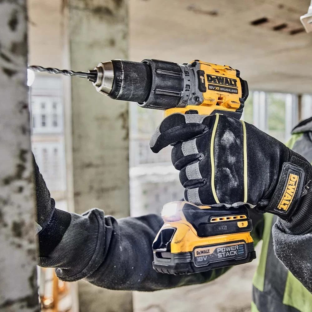 Dewalt DCD805H2T 18v XR Brushless Powerstack Combi Hammer Drill 2x5AH Batteries - Image 8