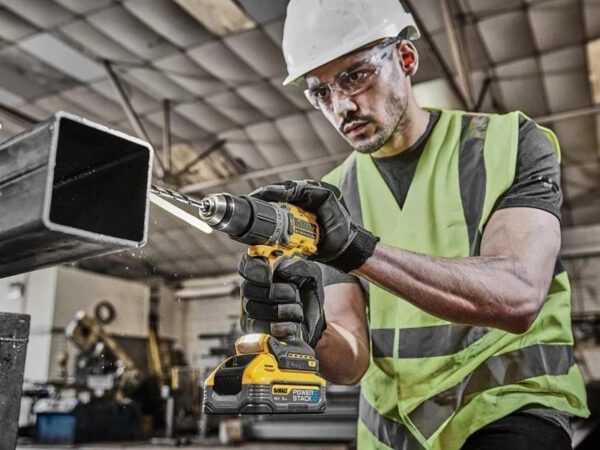 Dewalt DCD805H2T 18v XR Brushless Powerstack Combi Hammer Drill 2x5AH Batteries