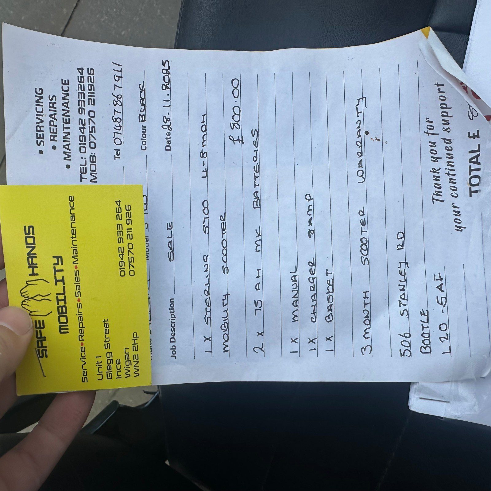 Sterling S700 Electric Mobility Scooter 8mph All-Terrain Road Legal - Image 4