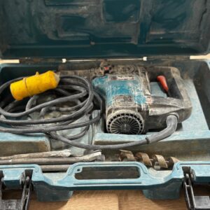 Makita HR3000C 110V SDS+ Rotary Hammer Drill with Case and Bits – Used