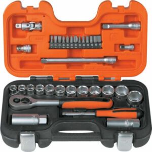 Bahco S330 Socket Set 3/8in Drive Metric Ratchet Sockets Case New No Box