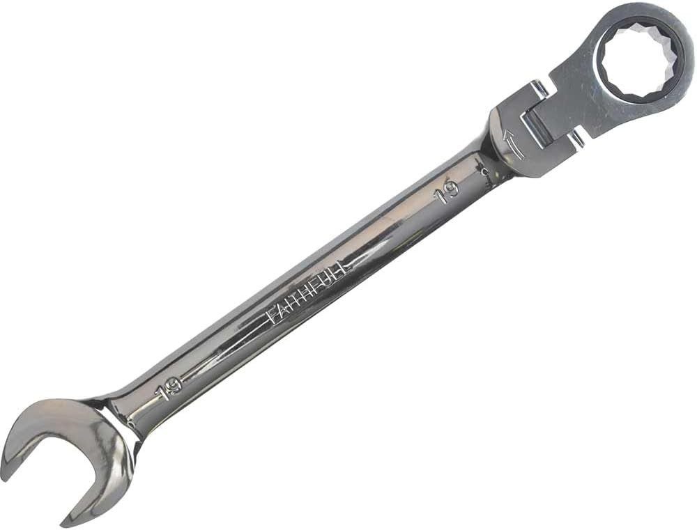 Faithfull Ratchet Spanner 30mm Swivel Head Chrome Vanadium – Model FAI SPARAT30 - Image 1