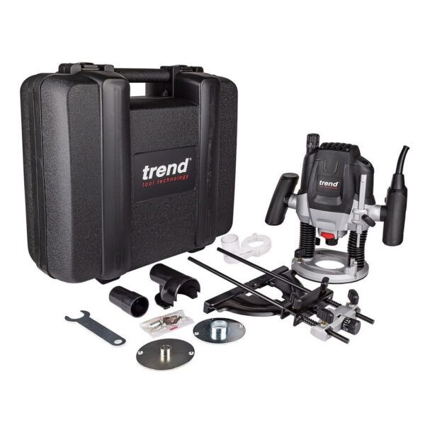 Trend T7EK 1/2in Variable Speed Router Plunge Cut Soft Start 2100W 240V TRET7EK
