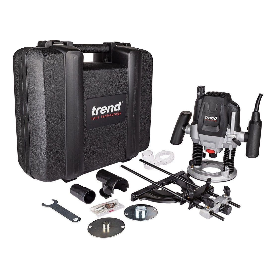 Trend T7EK 1/2in Variable Speed Router Plunge Cut Soft Start 2100W 240V TRET7EK - Image 1