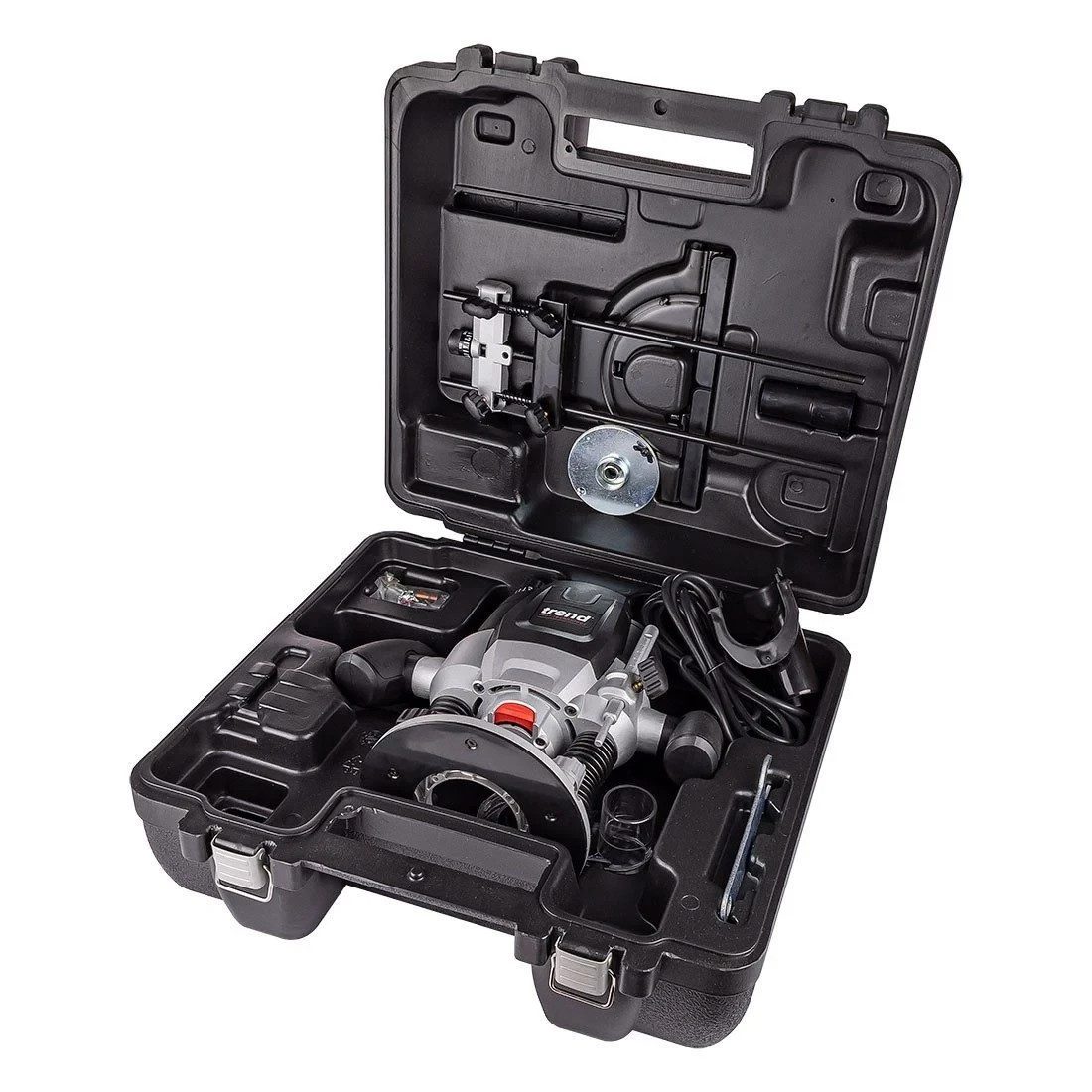 Trend T7EK 1/2in Variable Speed Router Plunge Cut Soft Start 2100W 240V TRET7EK - Image 4