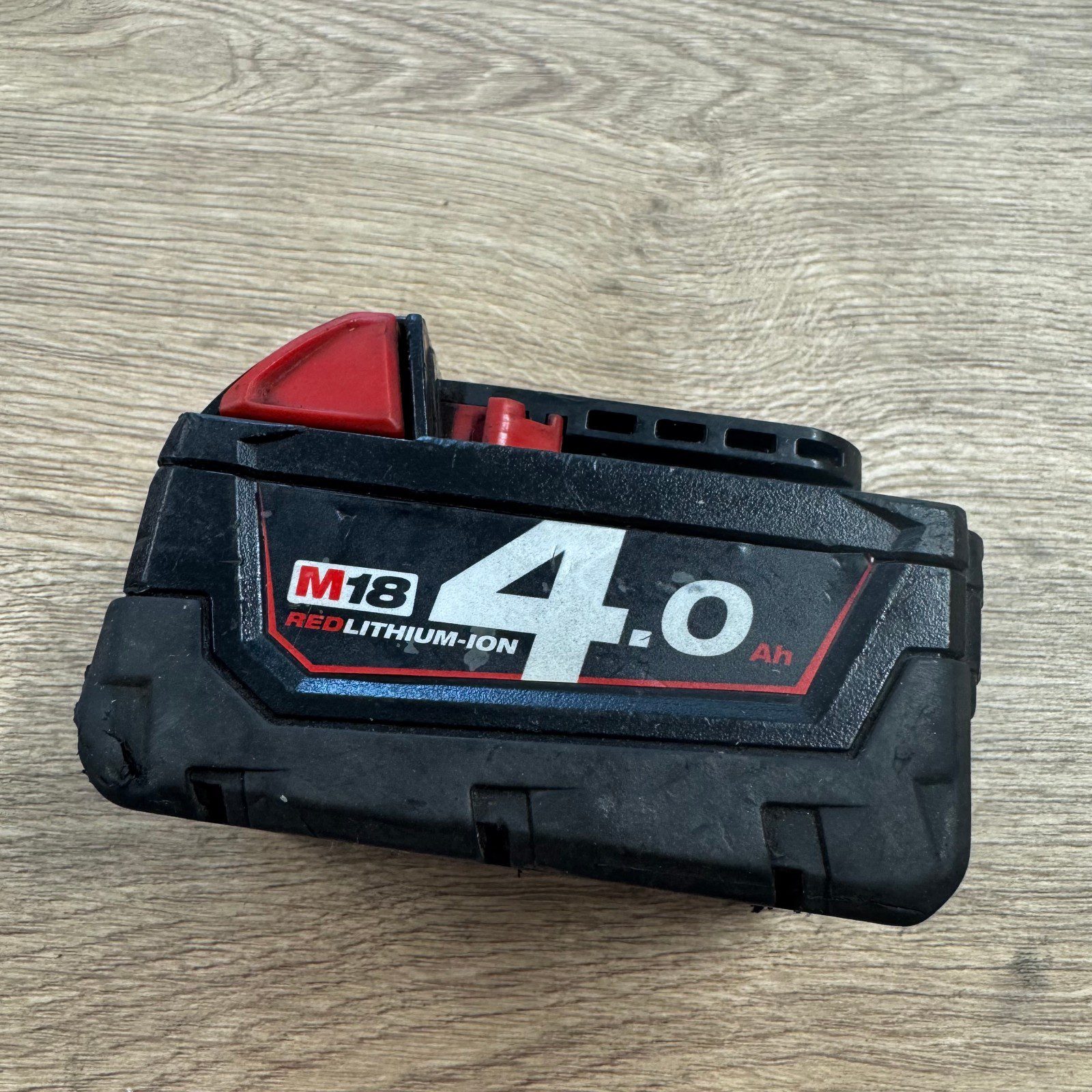 Milwaukee M18 4.0Ah Battery RedLithium 18V Li-Ion Genuine Used Tested - Image 1
