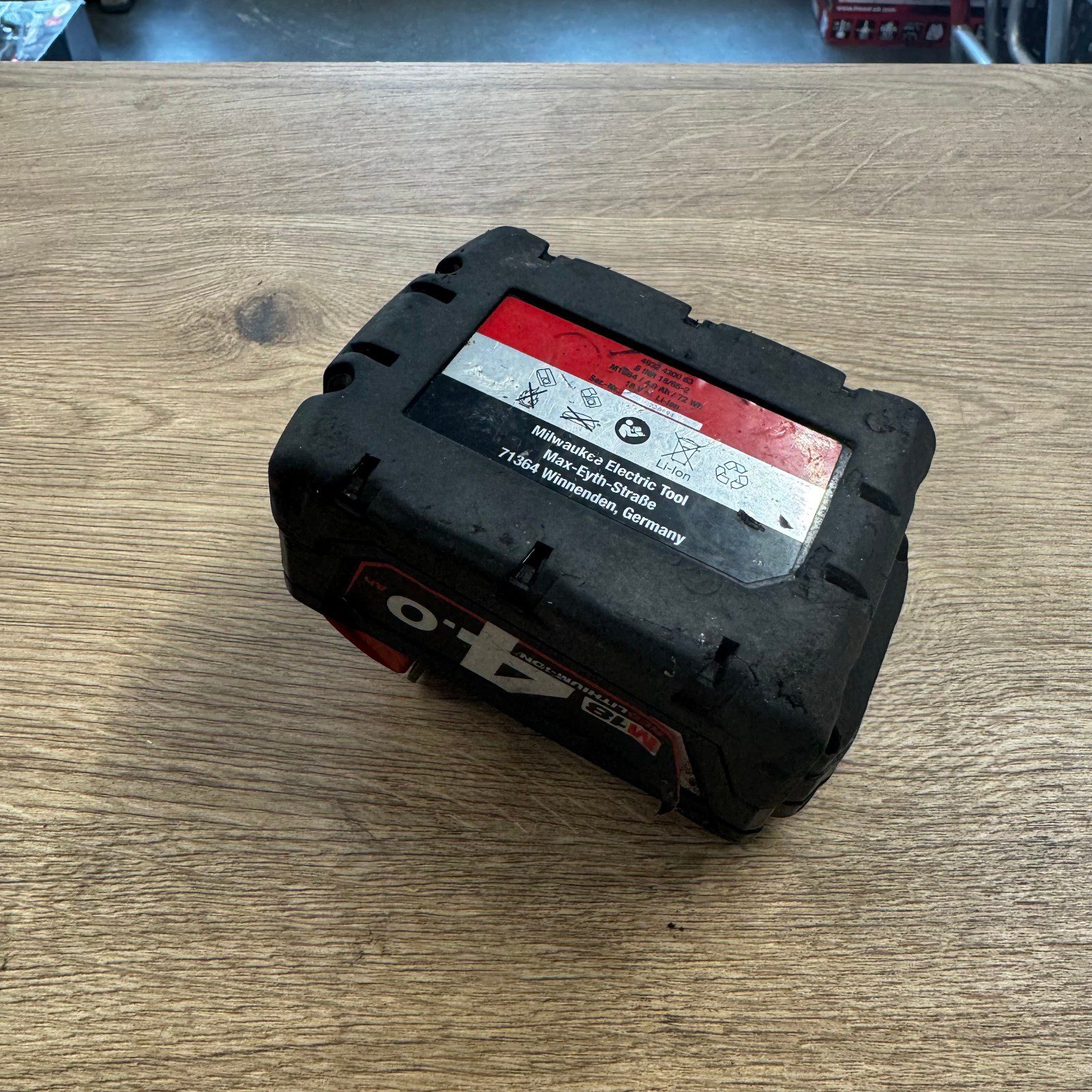 Milwaukee M18 4.0Ah Battery RedLithium 18V Li-Ion Genuine Used Tested - Image 2