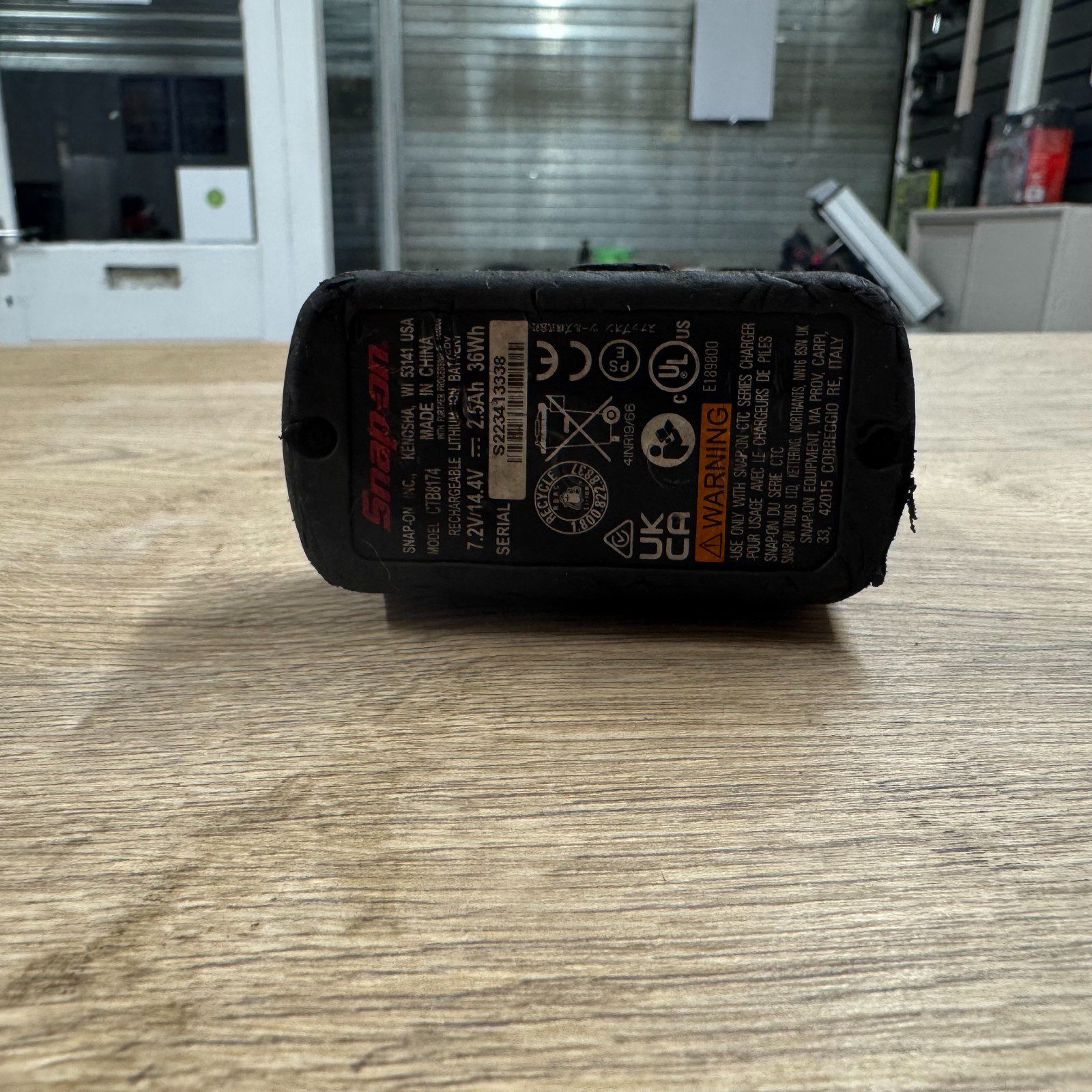 CTB8174 Lithium Battery 14.4V 2.5Ah 36Wh Snap-On  original battery - Image 13