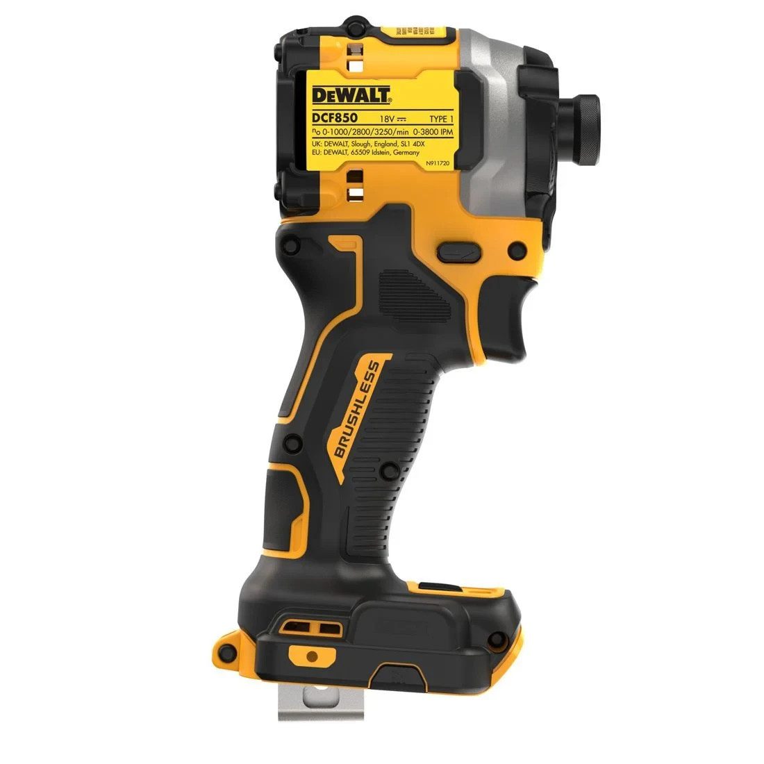 DeWalt DCF850N XR Impact Driver 18V Brushless Bare Unit New Cordless Power Tool - Image 3