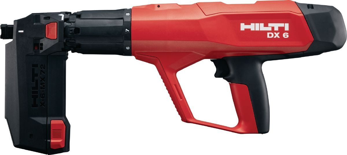 Hilti DX 6 Powder Actuated Tool New With Case Fastener System Professional Fixin - Image 1