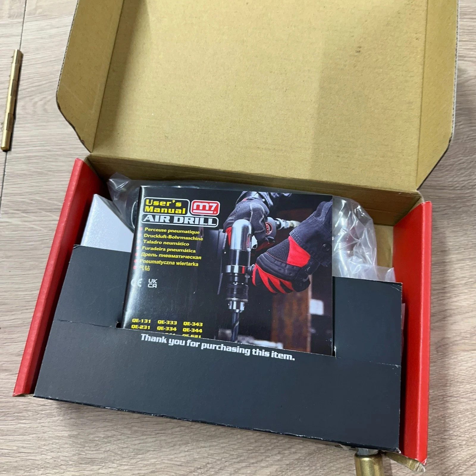 Mighty 7 3/8” 10mm Air Drill QE-331/332 M7 Professional Quality Mighty Seven - Image 10