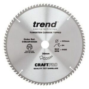 Trend CSB/AP30584 Craft Range Tungsten Carbide Tipped Circular Saw Blade – New