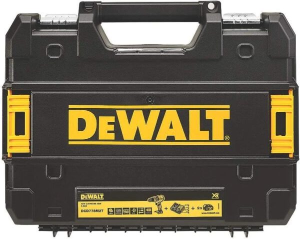 DeWalt DCD778M2T Brushless Hammer Drill Driver Case Only Tstak