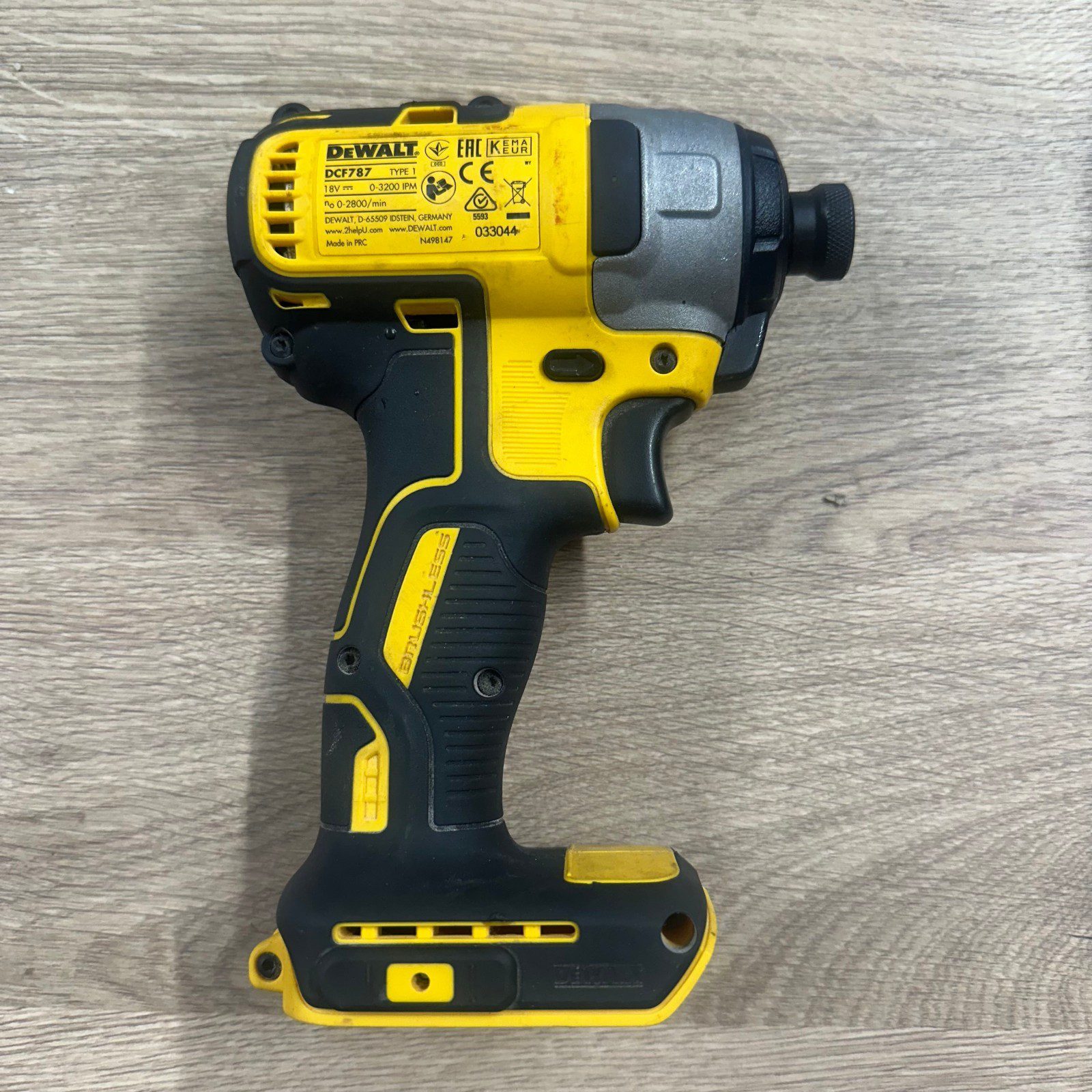 DeWalt DCF787 Impact Driver Brushless 18V XR Cordless 1/4" Hex Body Only - Image 2