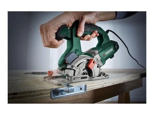 Parkside 710W Electric Mini Plunge Circular Saw With Laser Guide With 1 Blade