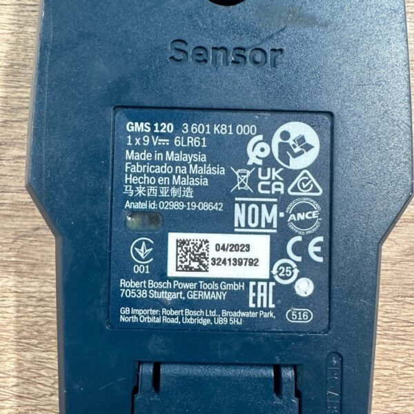 Bosch GMS 120 Professional Wall Scanner Stud Detector Metal Wood Live Wire