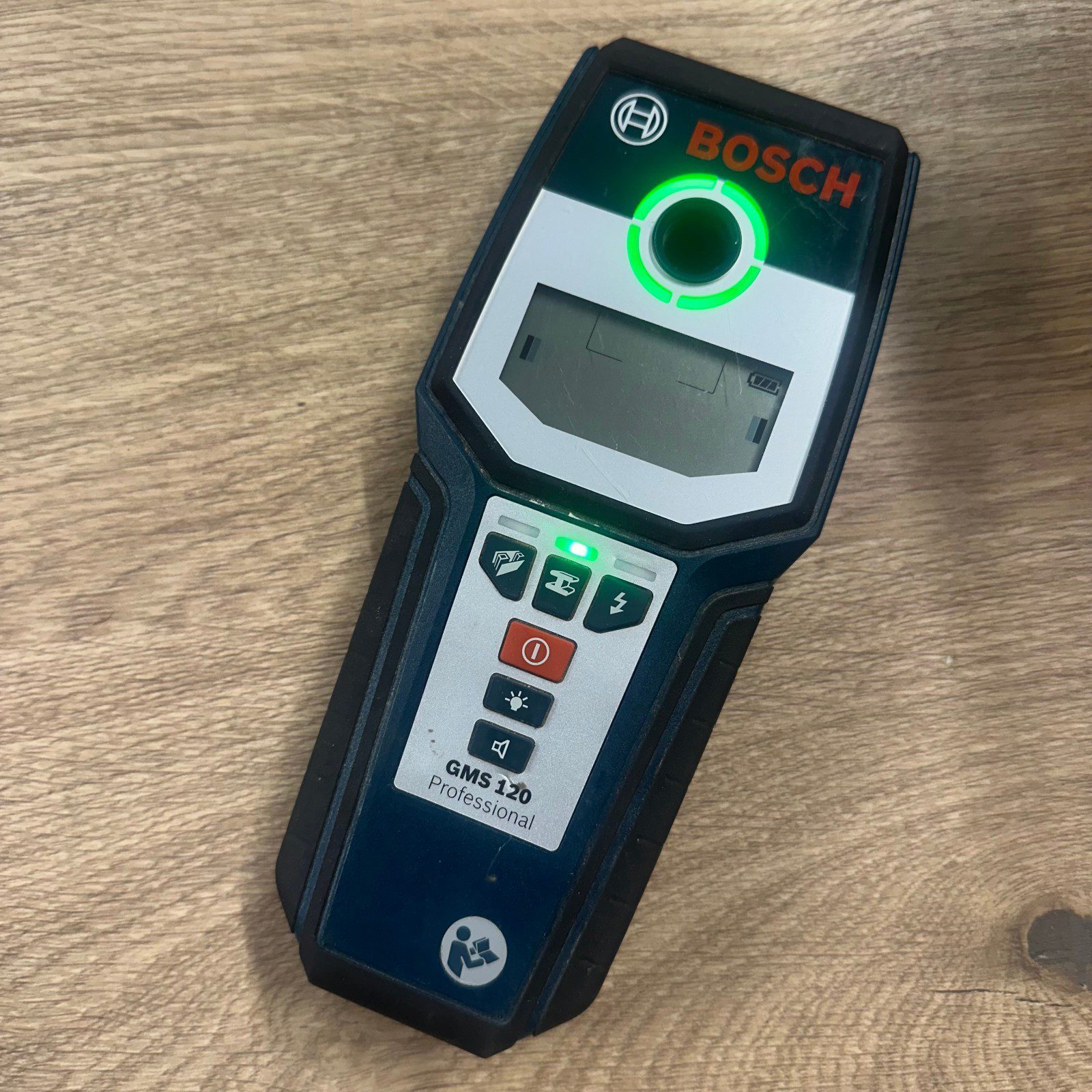 Bosch GMS 120 Professional Wall Scanner Stud Detector Metal Wood Live Wire - Image 14